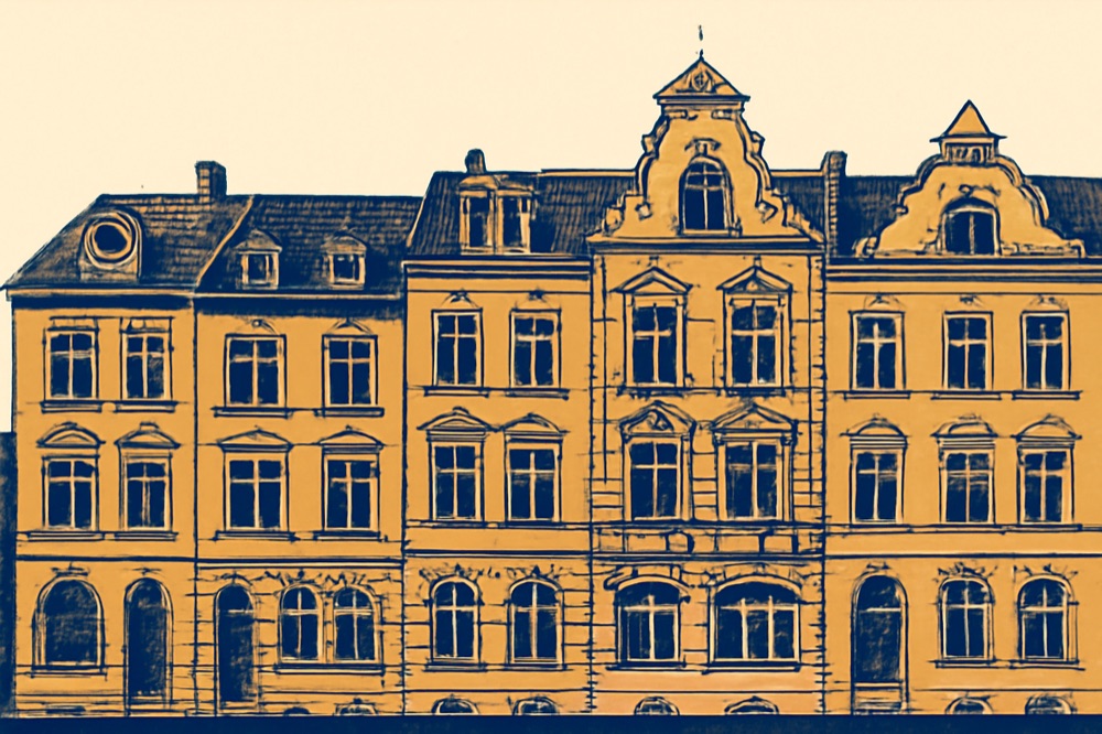 Altstadtfassaden in Mainz